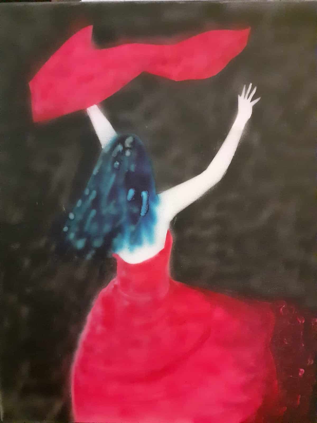 Dipinto sulla taranta - Donna che danza